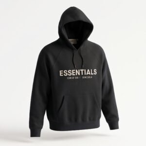 Hoodie Essential Oversize Fod Negro